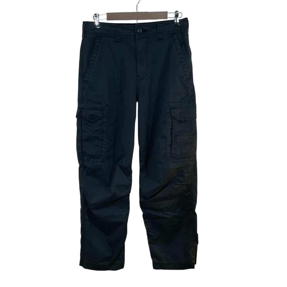 Hollister Baggy Men’s Charcoal Grey Cargo Trousers. Size M